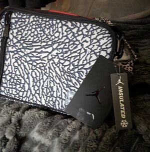 Jordan( Elephant Print) Insulated Lunch Box/ Shoe Box